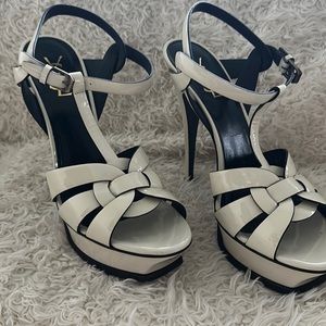 White exclusive collection YSL white cream num 41 1/2